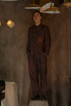 MUTEDANCE embroidered printed and dyed trousers MD21SS46